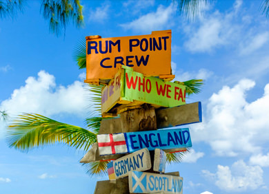 Pranzare al Rum Point